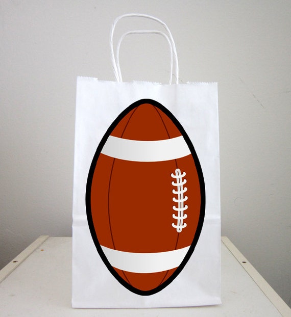 Football Goody Bags Football Favor Bags Football Gift Bags
