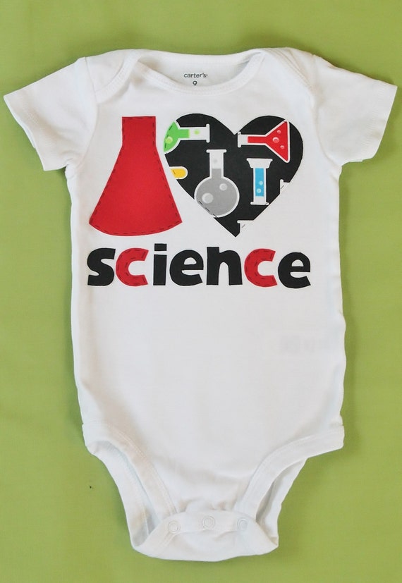 I Love Science Chemistry Onesie