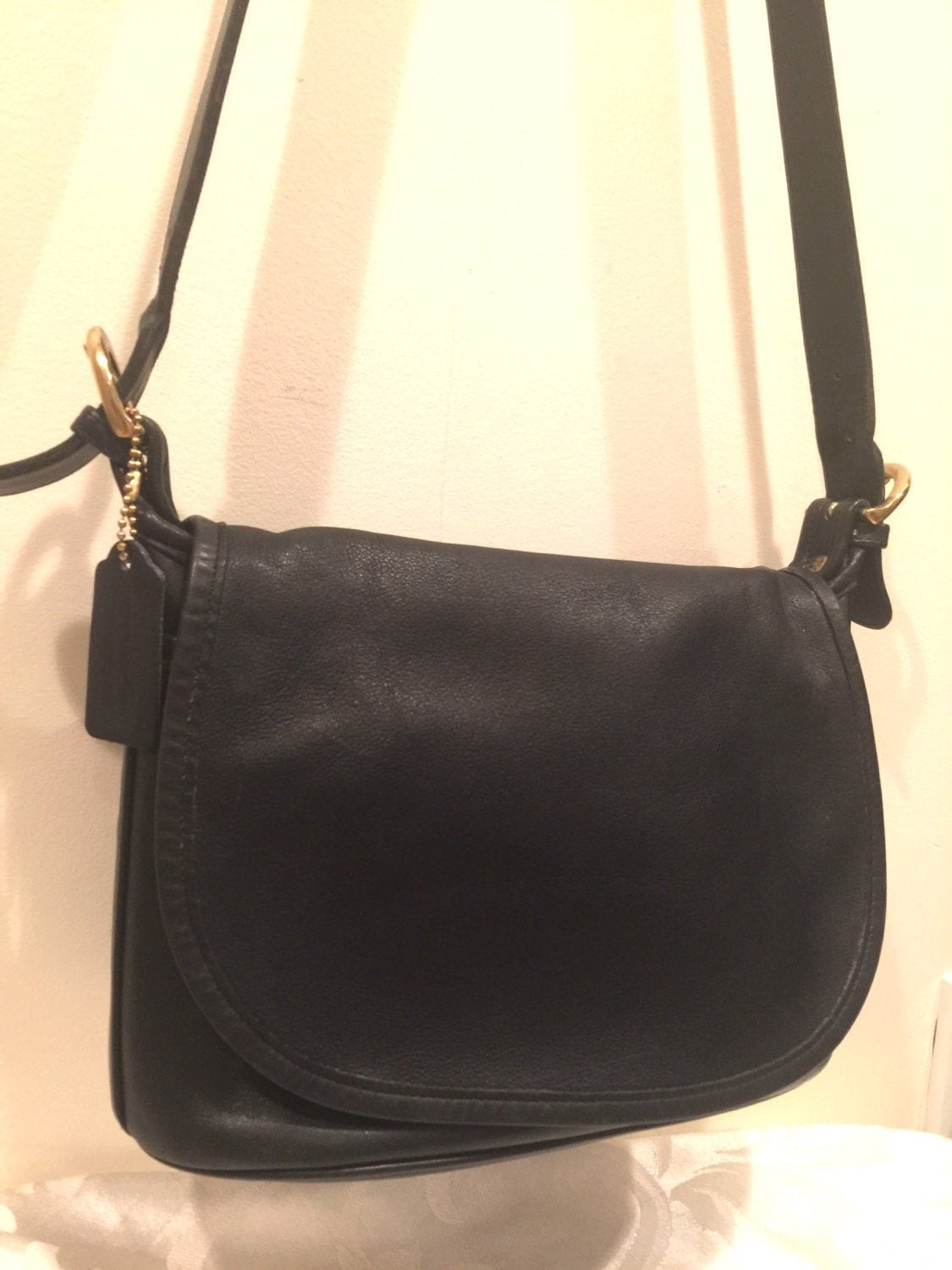 COACH Handbag Fletcher Style 4150 Black Leather handbag