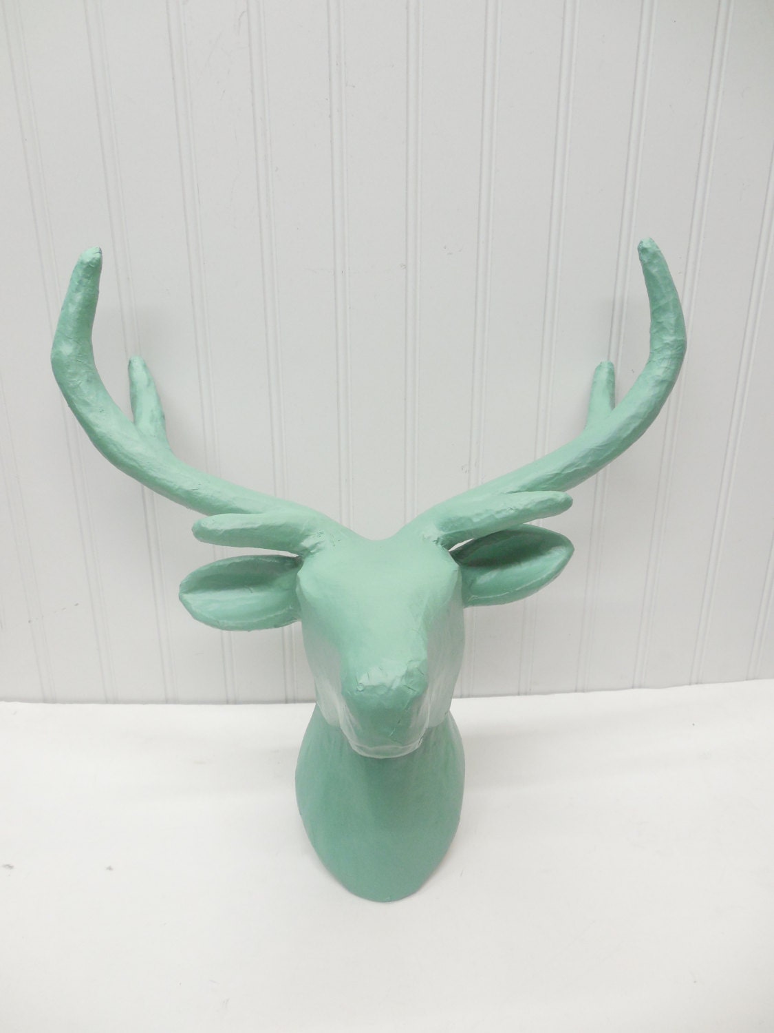 Paper Mache Animal Head/ Faux Taxidermy/Deer/Nursery