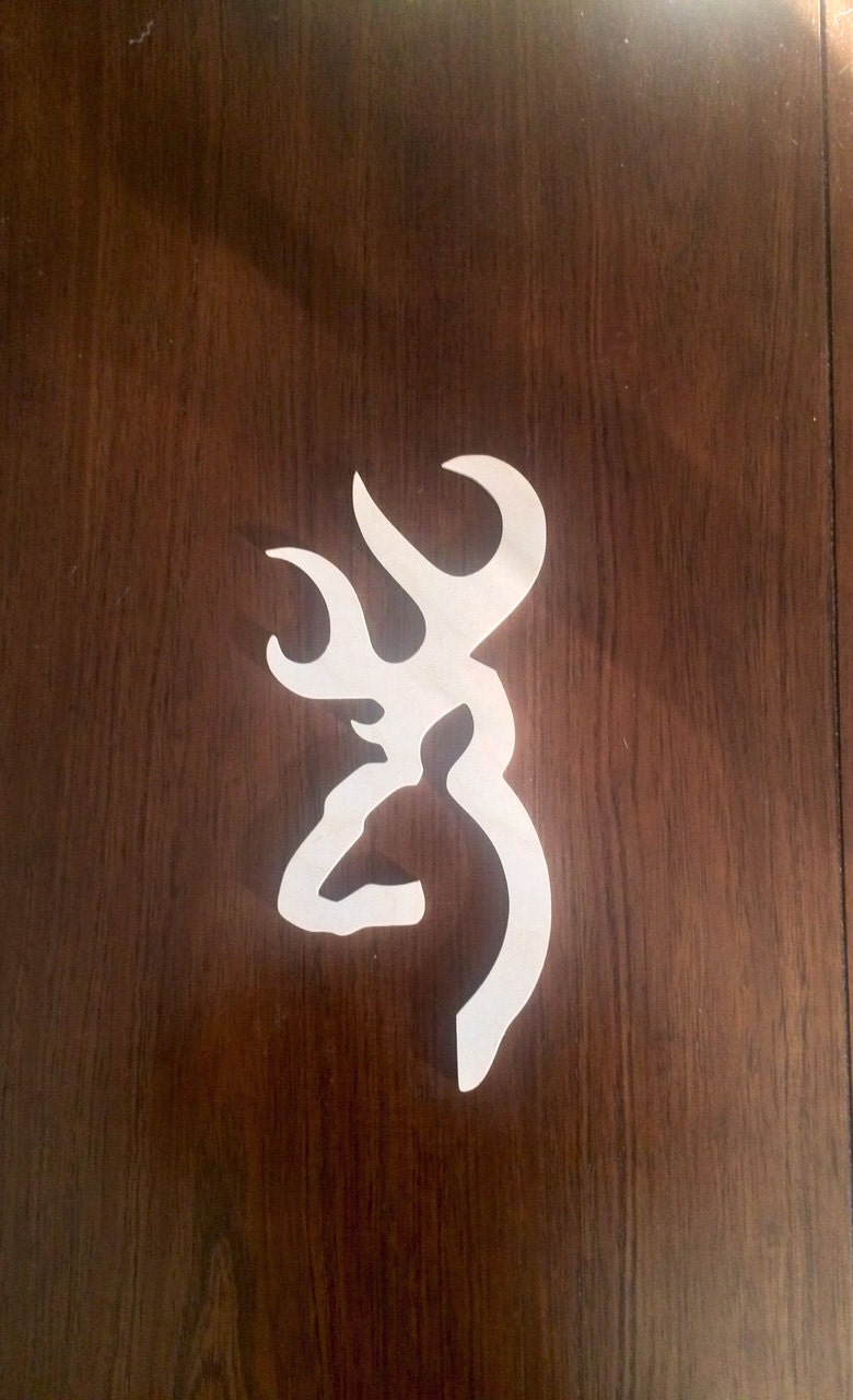 Browning Symbol Browning emblem made from wood