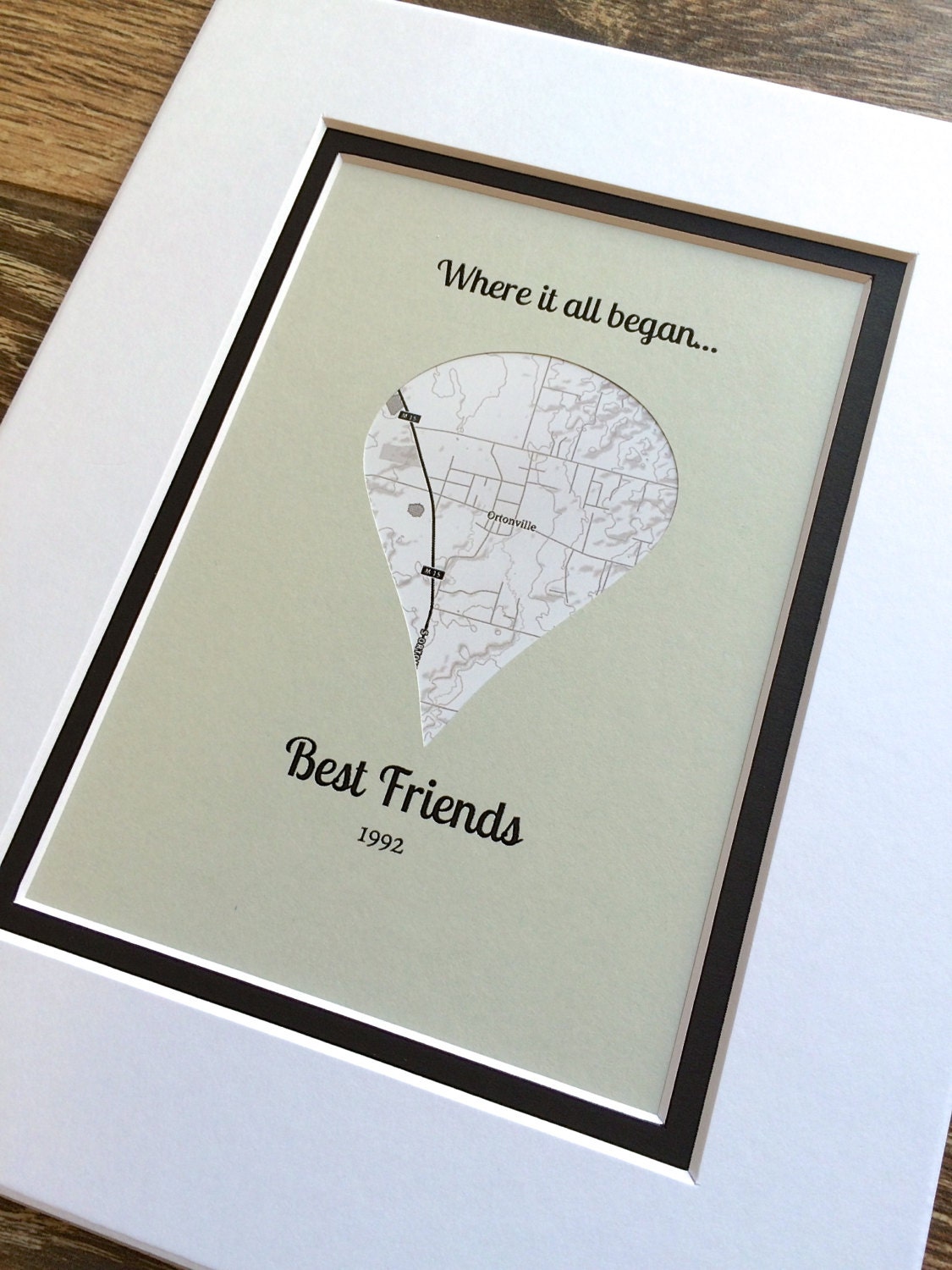 Where It All Began Gift For Best Friends Long Distance