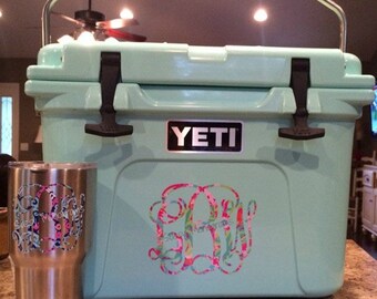 Lilly Pulitzer Monogram Decal - Various Sizes