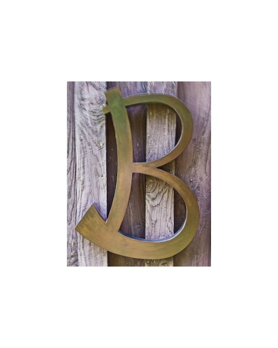 Custom 24 Letter B Decorative Metal Letter