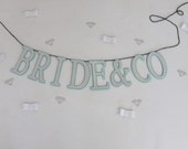 Breakfast at Tiffanys Banner, Bride and co, baby and co, custom name and co, for wedding shower, bachelorette party, baby shower