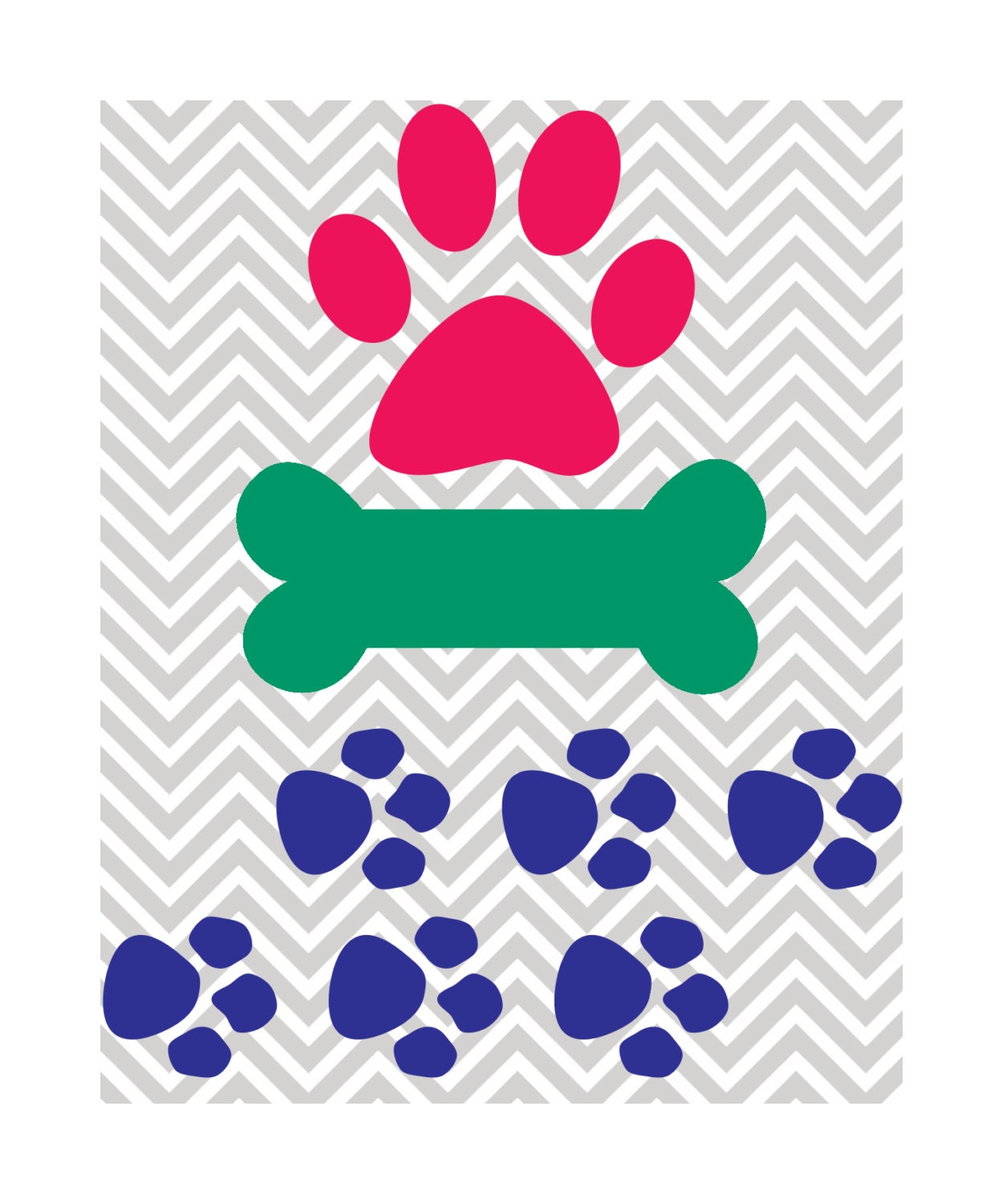 Download Assorted Dog Design Dog Bone Paw Prints SVG DXF JPG