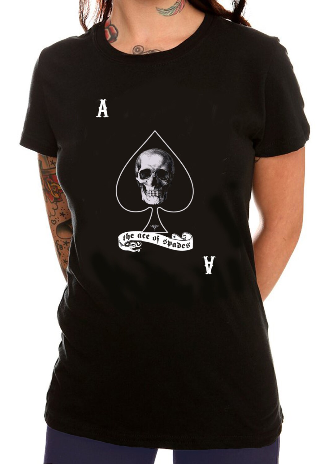 Ace Of Spades Skull Women's TShirt