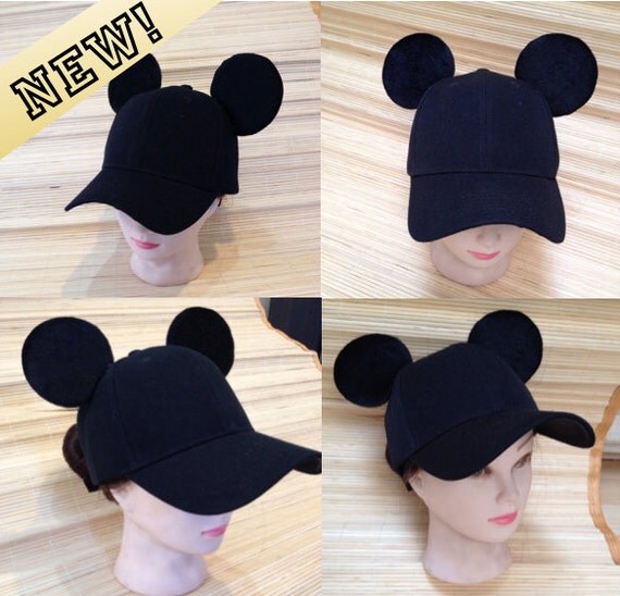 Adult Mickey Mouse Ears Baseball Cap