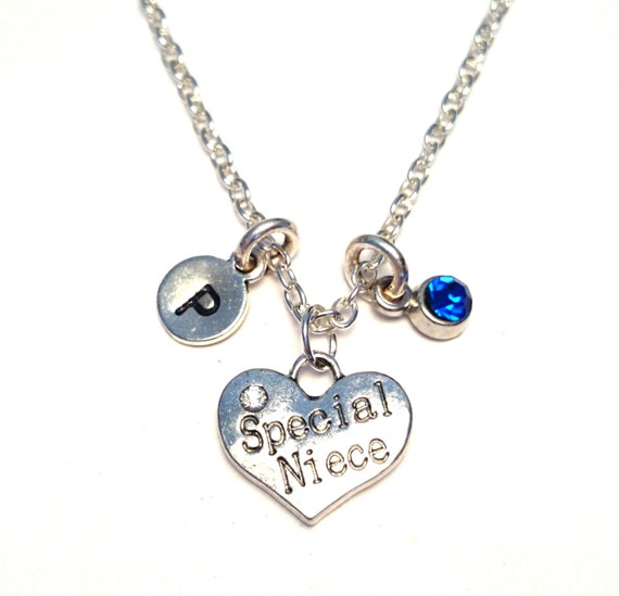 Special Niece Necklace Niece Necklace by GustavsDachshundShop