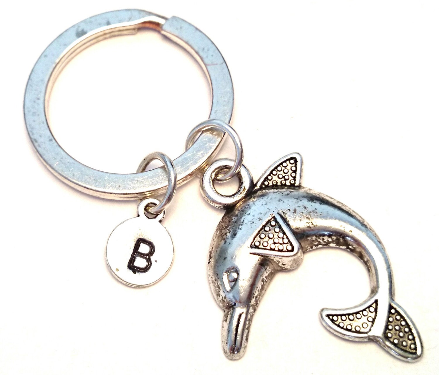 Dolphin Keychain Custom Keychain Custom by GustavsDachshundShop