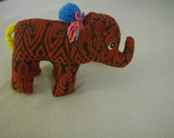 Guatemalan Stuffed Animal Elephant