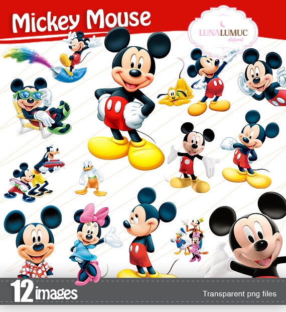 etsy mickey mouse clipart - photo #47