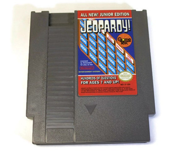 Jeopardy Junior Edition Nintendo NES 1989 Retro by Retro8Games