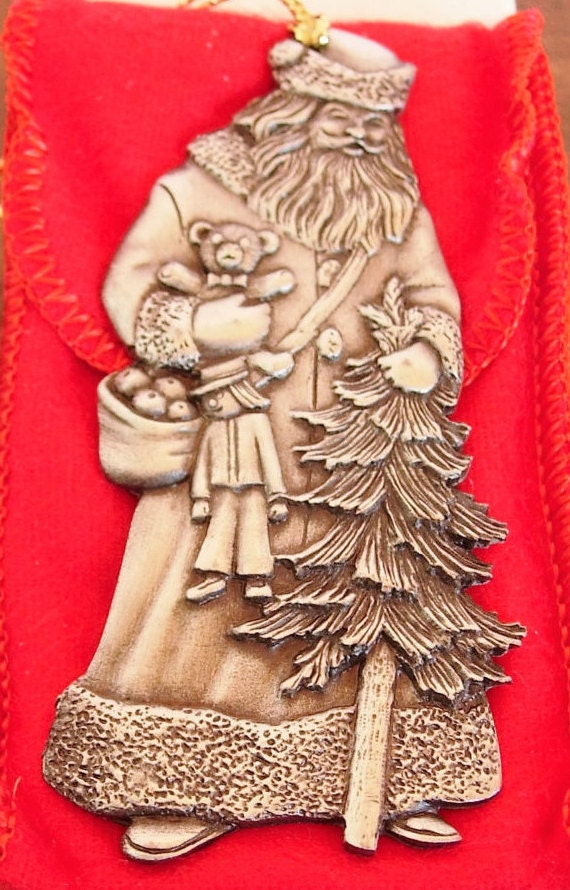avon 1993 holiday pewter ornament father christmas avon 1993 holiday pewter ornament father christmas