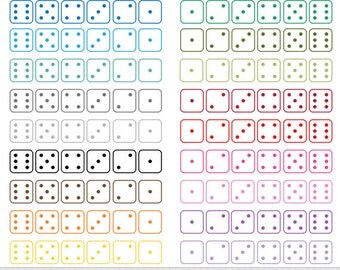 Dice Clipart Rainbow Clip Art Board Game Outlines Gambling Casino Colorful Dice Clipart Rainbow Clip Art Board Game Outlines Gambling Casino Colorful