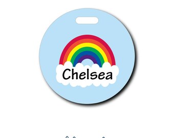 Rainbow...Personalized Luggage Bag Tag