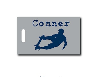 Skateboard...Personalized Luggage Bag Tag
