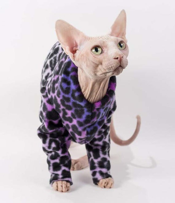 SimplySphynxCats - Cat Sweater Long Sleeved Fleece Pajamas ...