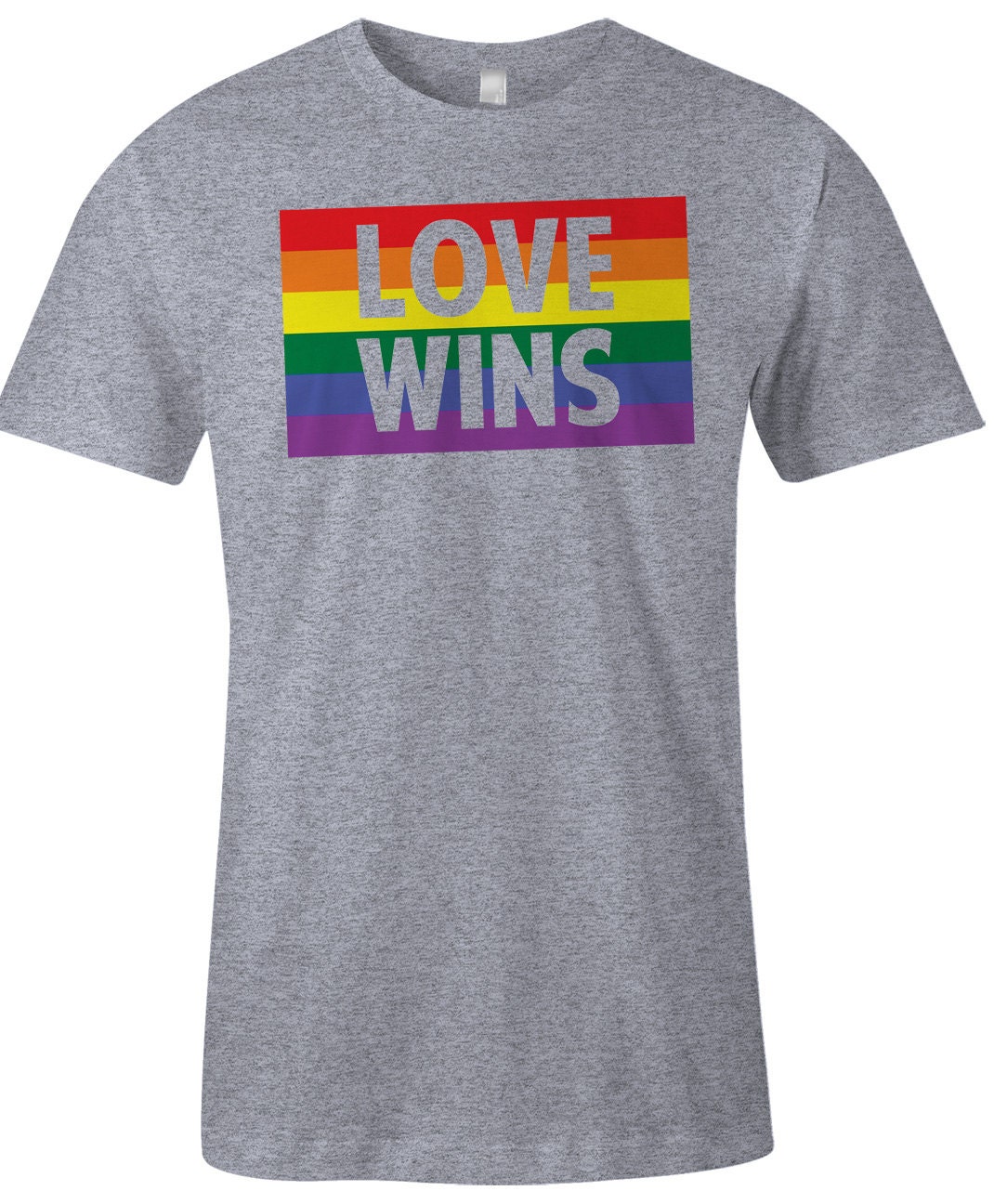 Love Wins Rainbow T Shirt Marriage Equality Love Wins