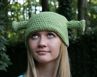 Shrek Inspired Hat - Newborn to Adult Sizes