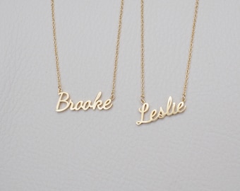 Custom Name Necklace - Personalized Name Jewelry - Your Name on Necklace - Mother's Gift - PN02F11