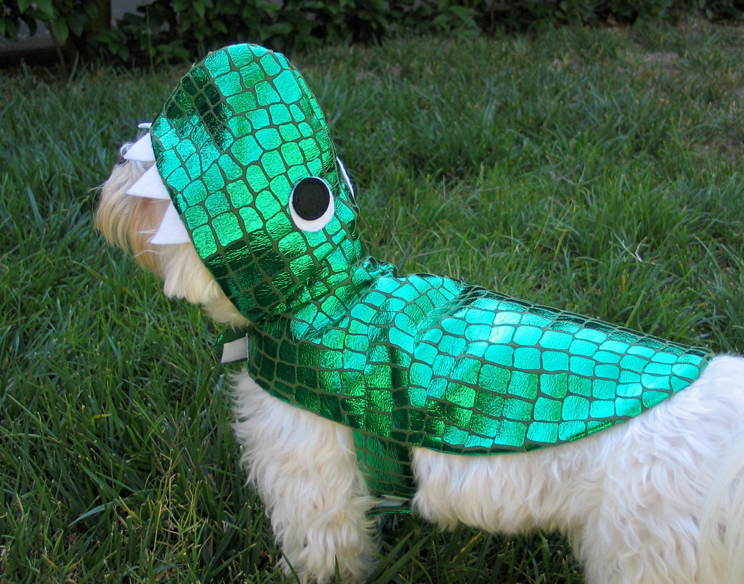 Dog Crocodile Costume
 Alligator Dog Costume with Hood Green Crocodile Pet Costume