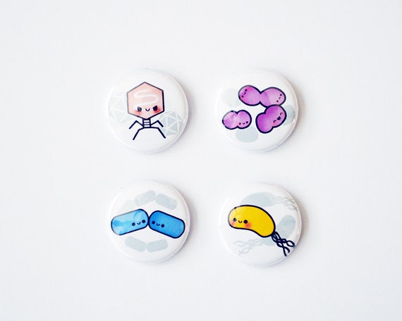 & co inc spring stamping form-all Gift Science or Magnet or Bacteria, Microbiology Button Keychain,