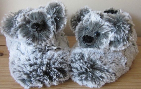 Koala Bear Slippers Adult Novelty Slipper Made to Measure Footwear Indoor Foot Gear Unisex present Unusual Gift Special Occasion Gift.