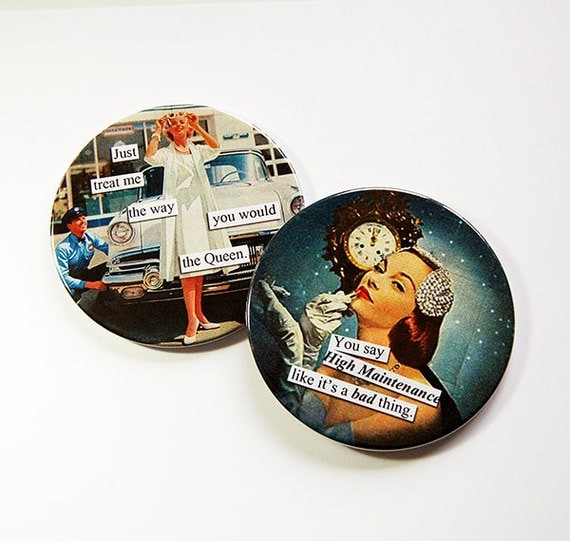 Funny Coasters Coasters Drink Coasters Sassy Women High