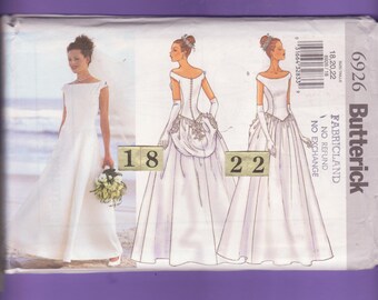 dress pattern bustle neckline shoulder sewing