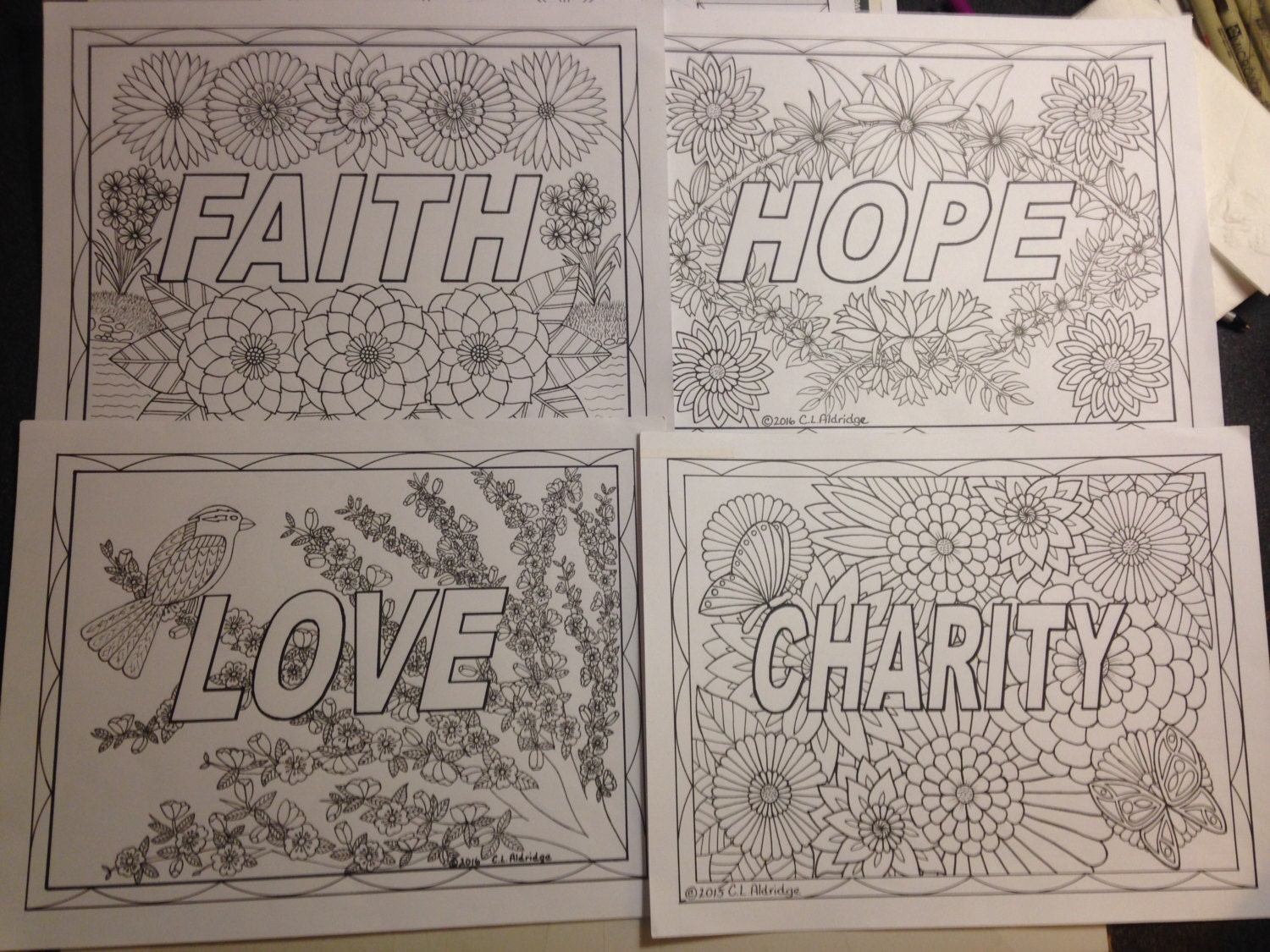 faith love and hope coloring pages - photo #38