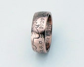 Incuse Indian 1/4oz .999 Pure Copper Coin Ring