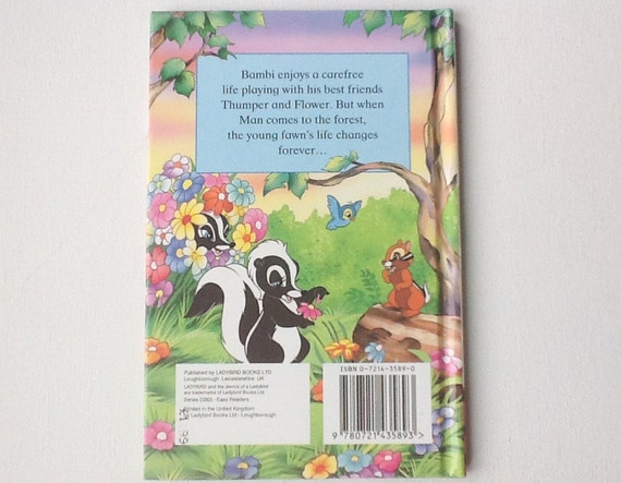 Ladybird Disney Bambi Book Walt Disney Bambi Gloss Hardback