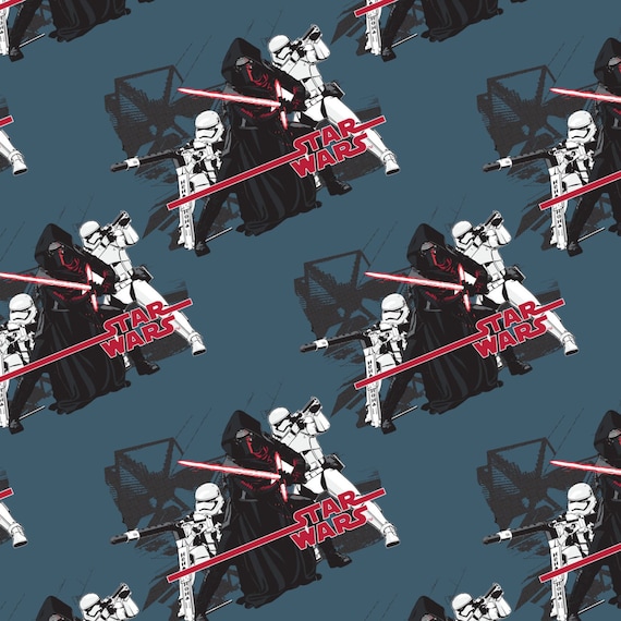 Cotton Quilting Fabric by the Yard Licensed Star Wars The