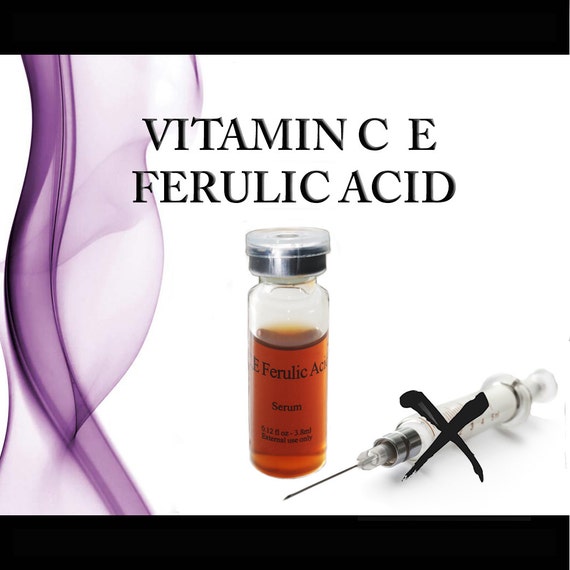 Antioxidant Vitamin C E Ferulic acid Serum 1 potent vial