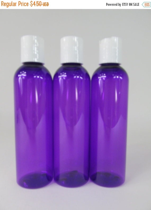 SALE 4 oz. Purple Boston Round Plastic Lotion by Warehouse1711