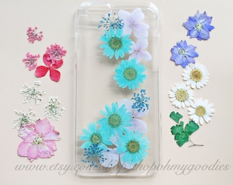 iPhone 6 Case Pressed Flower, Floral Cases iPhone 5s Case Real Flower iPhone Case Pressed Flower Cases Mint Galaxy S4 Case Cute iPhone Cases