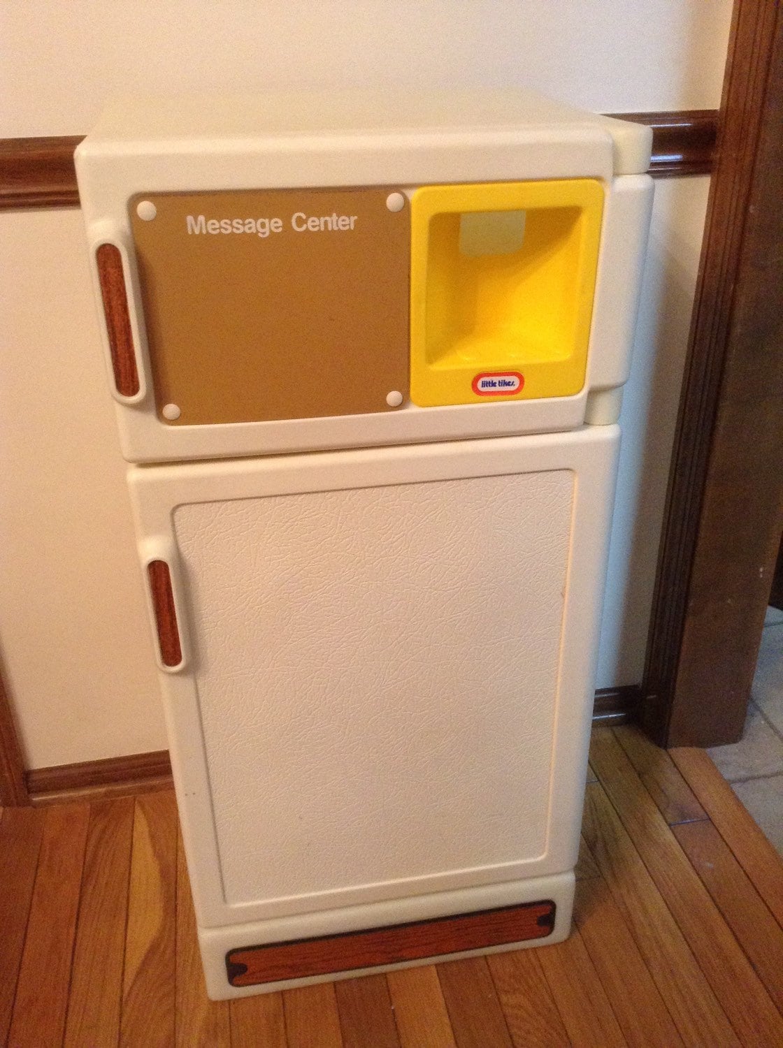 Vintage little tikes pretend kitchen refrigerator by TheToyTavern