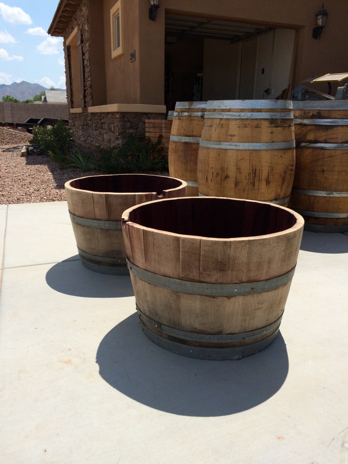 Wine Barrel Planter By KiwiWoodkraft On Etsy   Il Fullxfull.836961785 5ryy 