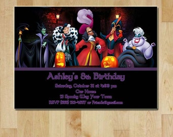 Disney Villain Party Printables
