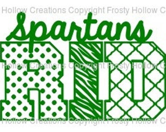 Spartans Pride cutting file SVG instant download PERSONAL USE only!