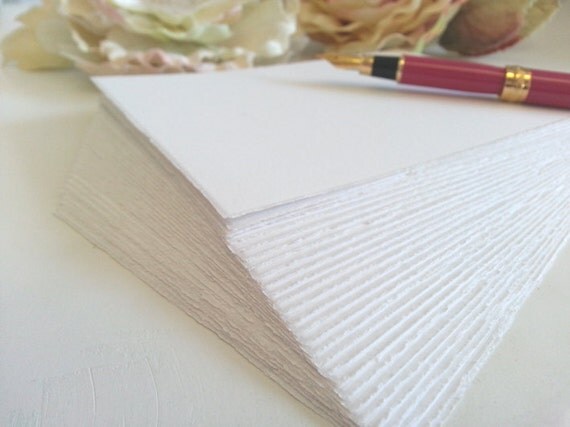 deckle edge blank cards