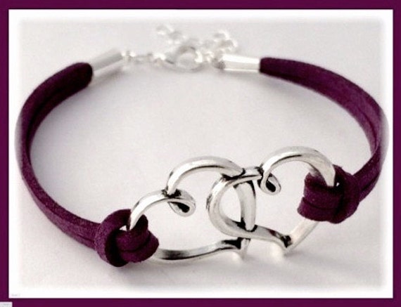 Women's heart bracelet, trendy friendship jewelry, Women's Valentine's ...