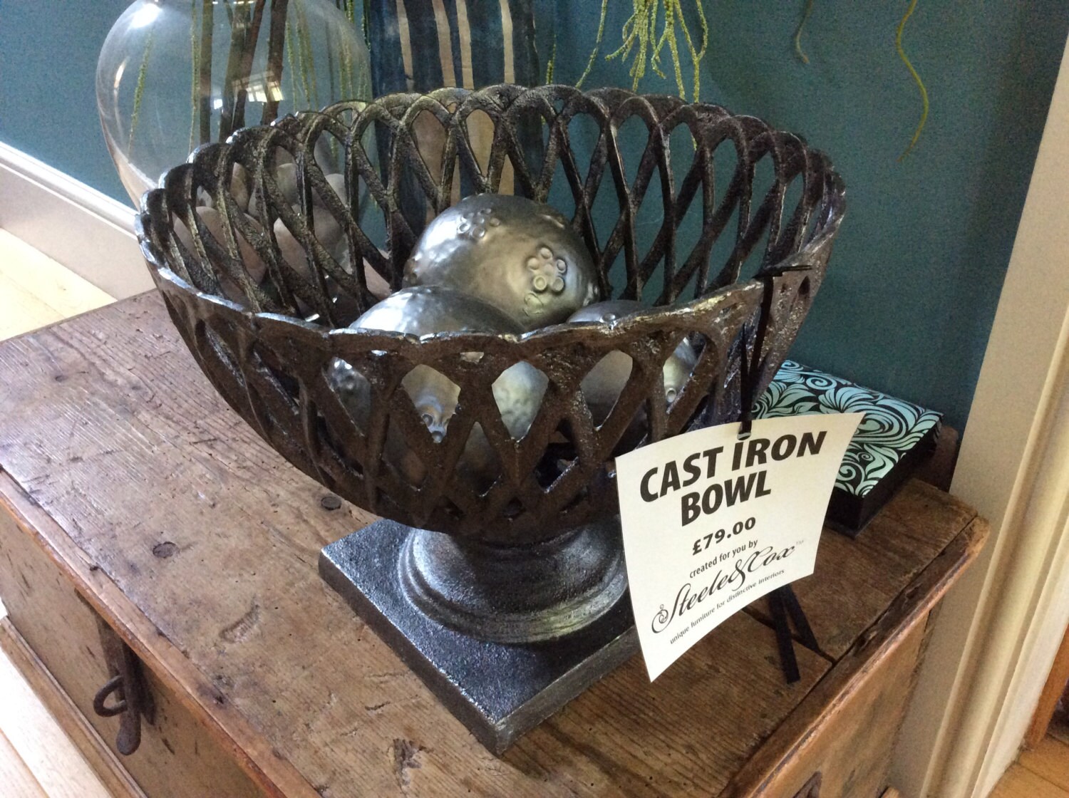 Ornamental Cast Iron Bowl