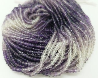 3.5mm - 4mm, Amethyst Shaded Beads L1
