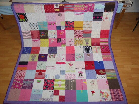 Custom Baby Clothes Quilt Handmade Quilt out of by QuiltsbyBrandy
