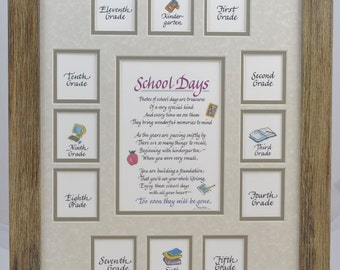 12x16 Oval Oak School Photo Framebabys First Year Frame New