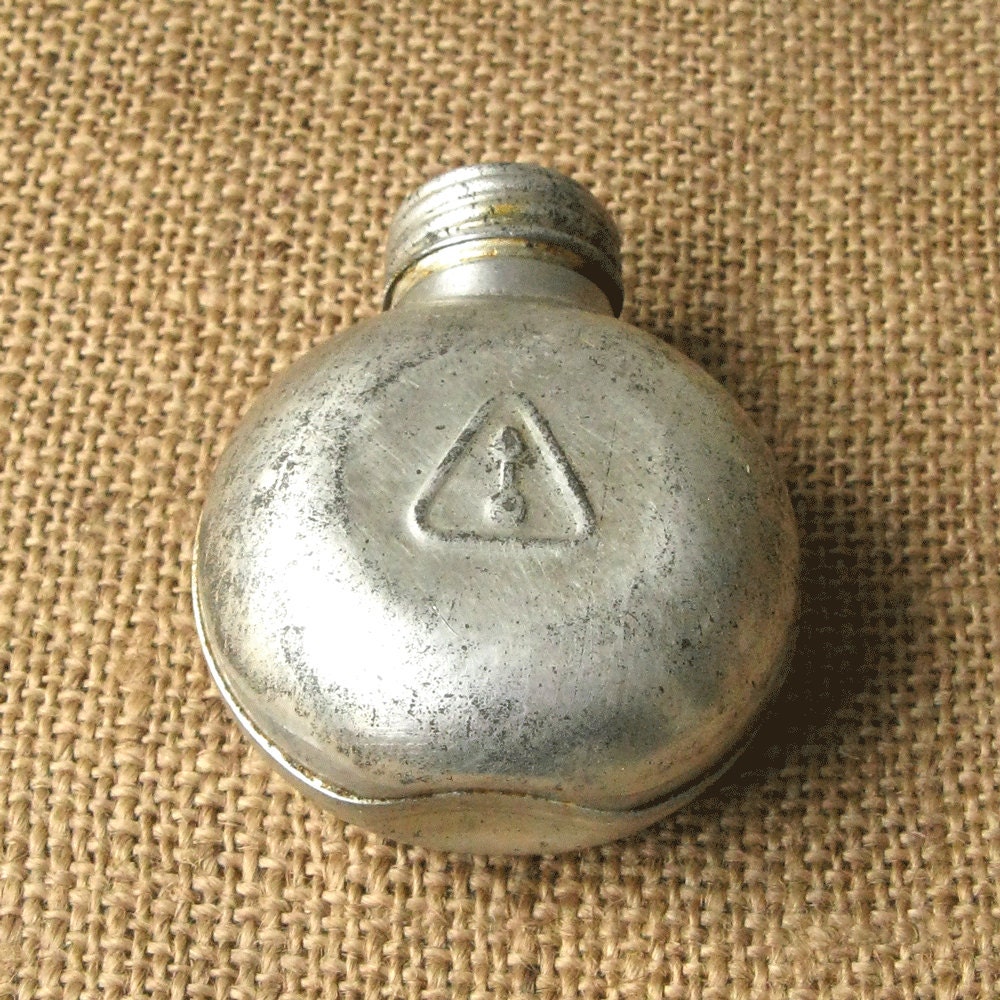 Vintage Gun Oil Can Military Oil Tin Metal Container Oil