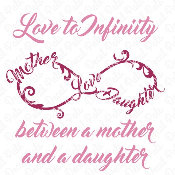 Download Mother Daughter Infinity fcm svg png CUT files