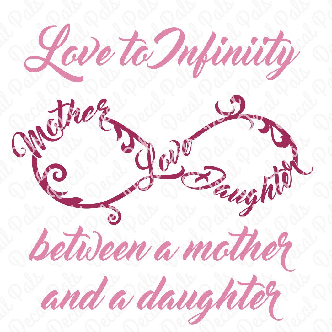 Download Mother Daughter Infinity fcm, svg, png CUT files from ...